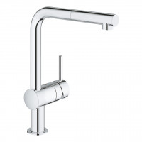 GROHE 30437000 Tap VENTO L-outlet with pull-out aerator chrome