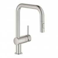 GROHE 30439DC0 Tap VENTO U-discharge dual shower supersteel