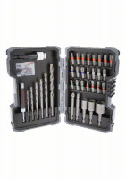 BOSCH 2607017571 Set of 35-piece masonry drills and bits/sockets Extra Hard