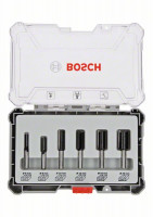 BOSCH 2607017465 6-piece set of cutters, slotting cutters with 6 mm shank