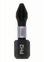 BOSCH 2607002803 Bit set Impact Control PH2 25 mm, 25 pcs