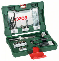 BOSCH 2607017316 41-Piece V-Line Drill Set with Angle Driver