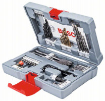 BOSCH 2608P00233 49-piece Premium X-Line drill and screw driver bit set