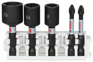 BOSCH 2608522350 Impact Control 5 Piece Bit and Socket Set