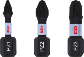 BOSCH 2608522471 Impact Control PZ screwdriver bits, 3 pcs