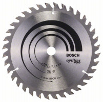 BOSCH 2608640818 Saw blade Optiline Wood 184 x 16 x 2.6 mm, 36