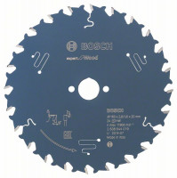 BOSCH 2608644019 Saw blade Expert for Wood 160 x 20 x 2.6 mm, 24