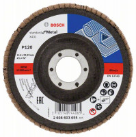 BOSCH 2608603655 Flap grinding wheel X431, Standard for Metal 115 mm, P120