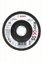 BOSCH 2608619197 Flap disc Best for Metal X571, bent, dia. 115mm, P40