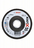 BOSCH 2608619199 Flap disc Best for Metal X571, bent, dia. 115mm, P80