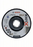 BOSCH 2608619259 X-LOCK curved grinding wheel Expert for Metal, 125 × 6 mm