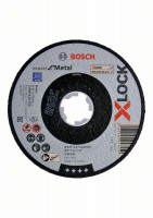 BOSCH 2608619255 X-LOCK flat cutting disc Expert for Metal, 125 × 2.5 mm