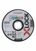 BOSCH 2608619269 X-LOCK flat cutting discs Multi Material, 125 × 1 mm