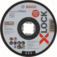 BOSCH 2608619363 X-LOCK cutting disc Standard for Inox 125 × 1.6 mm T41