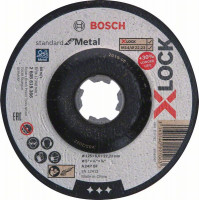 BOSCH 2608619366 X-LOCK grinding wheel Standard for Metal 125×6 mm T27