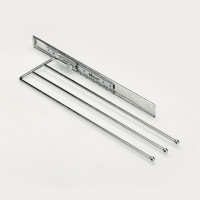 HETTICH 49235 retractable and swinging towel rack 3-arm