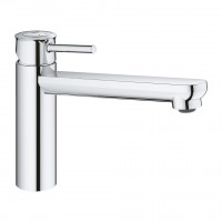 GROHE 30576000 BauClassic Tap with medium high spout chrome