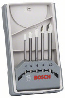 BOSCH 2608587169 CYL-9 Ceramic 5-Piece Tile Drill Bit Set, 4-10mm