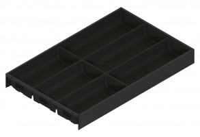 BLUM ZC7S500BS3 Ambia-line cutlery tray LBX/MVX, NL=500/W=300 carbon black CS-M