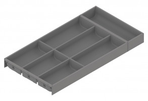 BLUM ZC7S600BS3 Ambia-line cutlery tray LBX/MVX, NL=600/W=300 Indium gray IG-M