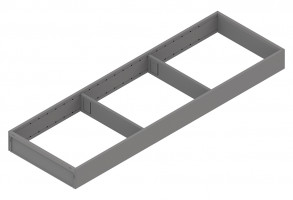 BLUM ZC7S650RS2 Ambia-line frame for LBX/MVX, NL=650/W=200 Indium gray IG-M