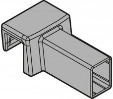 BLUM ZC7U11E0 Ambia-line cross rail holder for LBX free carbon black CS-M