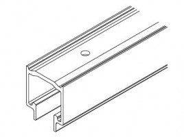 HAWA 16852 upper guide 6000mm alu elox