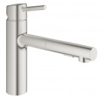 GROHE Kitchen mixer Concetto pull-out shower supersteel 30273DC1