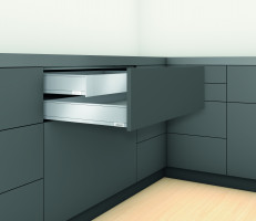 K-BLUM Legrabox M 550mm/40 kg, Blumotion/TOB, karbon black CS-M, internal