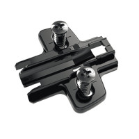 HETTICH 9091799 mounting pad Sensys D=0 euro screw obsidian