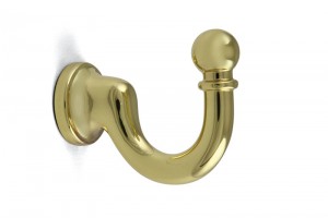 TULIP Hook Unico golden shiny + screws