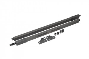 StrongMax 16/18 railing set for drawer extension 600 mm, dark grey