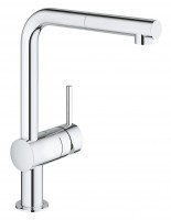 GROHE 32168000 Tap Minta L-outlet pull-out aerator chrome