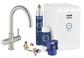 GROHE 31323DC2 Blue Professional starter set C-outlet supersteel