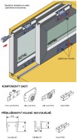 S-S37AL-set fittings for alu doors 35 kg