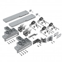 HETTICH 9323131 TopLine 1 set for 2 wings with damping 50 kg