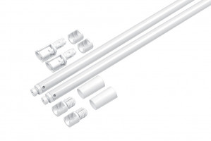 K-StrongBox railing 270mm white upper