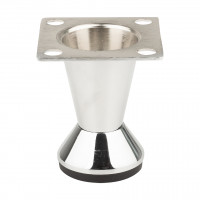 StrongLegs furniture leg FS002, 80Rmm, shiny chrome