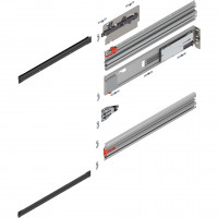 BLUM Revego Uno 801P500E.R2 pocket rail guide, 500 mm, right