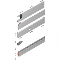 BLUM Revego Duo 802P525D.L2 pocket rail guide, 525 mm, left