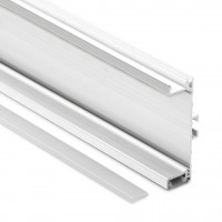 TULIP Gola door C profile with LED 4.1m white semi-gloss