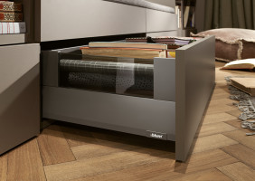 K-BLUM Merivobox E Boxcover 270 mm, 40 kg, Orion gray, Inserta