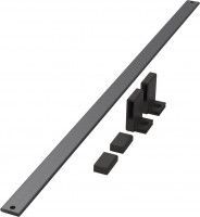 KES Conero shoe rail, 582mm, black