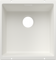 BLANCO 527791 Sink SUBLINE 400-U white without drain set Silgranit