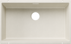 BLANCO 527804 Sink SUBLINE 700-U white soft without drain set Silgranit