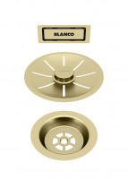 BLANCO 203476 Accessory. outlet. InFino set+overflow. C-overflow sat.gold