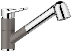 BLANCO 526983 Tap WEGA-S gray volcano/chrome Silgranit-look