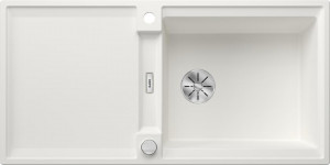 BLANCO 527621 Sink ADIRA XL 6 S white InFino with Silgranit eccentric