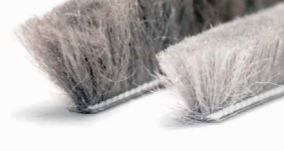 SEVROLL dust brush self-adhesive 6.7x13mm gray