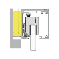 TWIN ASSEMBLY IN FRONT OF THE FRAME (PVC WASHER 3x55x1200mm)